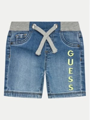 Zdjęcie produktu Guess Szorty jeansowe N4GD15 D4GV0 Niebieski Regular Fit