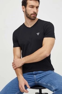 Zdjęcie produktu Guess t-shirt 2-pack CALEB męski kolor czarny z nadrukiem U97G03 KCD31