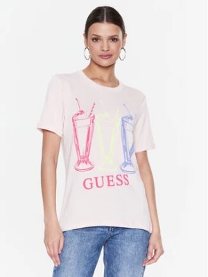 Zdjęcie produktu Guess T-Shirt Adelita W3RI24 KBK72 Różowy Regular Fit