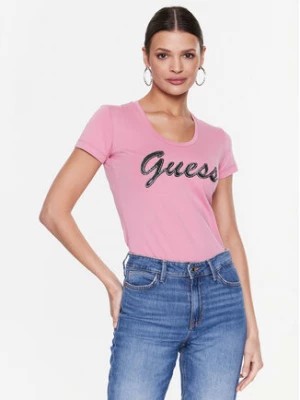 Zdjęcie produktu Guess T-Shirt Adriana W3RI50 J1314 Różowy Slim Fit