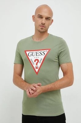 Zdjęcie produktu Guess t-shirt bawełniany z nadrukiem