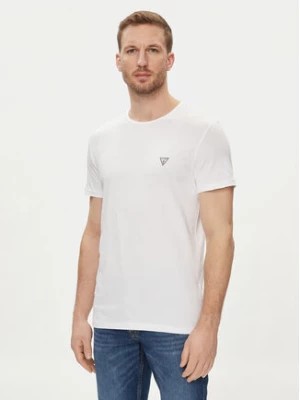 Zdjęcie produktu Guess T-Shirt Caleb U97M00 KCD31 Biały Slim Fit
