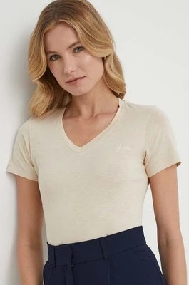 Zdjęcie produktu Guess t-shirt damski kolor beżowy W4GI66 KC8T0