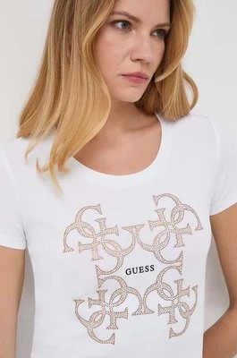 Zdjęcie produktu Guess t-shirt damski kolor biały W4RI35 J1314