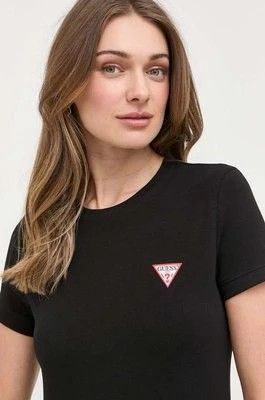 Zdjęcie produktu Guess t-shirt damski kolor czarny W2YI44 J1314