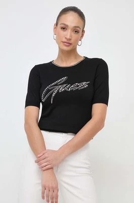 Zdjęcie produktu Guess t-shirt GRACE damski kolor czarny W4RR38 Z2NQ2