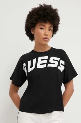 Zdjęcie produktu Guess t-shirt DEANA damski kolor czarny V4RI09 KC2Z0