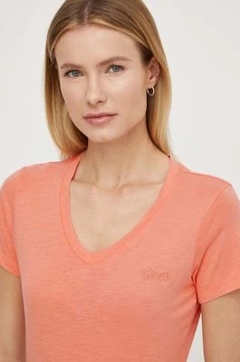 Zdjęcie produktu Guess t-shirt damski kolor pomarańczowy W4GI66 KC8T0