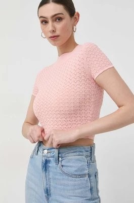 Zdjęcie produktu Guess t-shirt damski kolor różowy