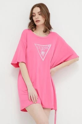Zdjęcie produktu Guess t-shirt damski kolor różowy E4GI00 K68D2