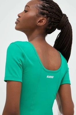 Zdjęcie produktu Guess t-shirt damski kolor zielony
