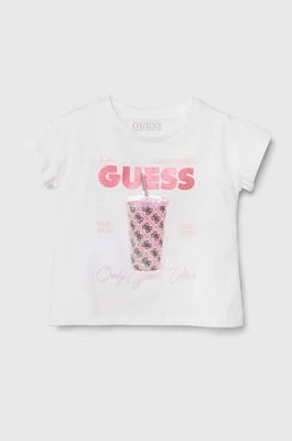 Zdjęcie produktu Guess t-shirt dziecięcy kolor biały