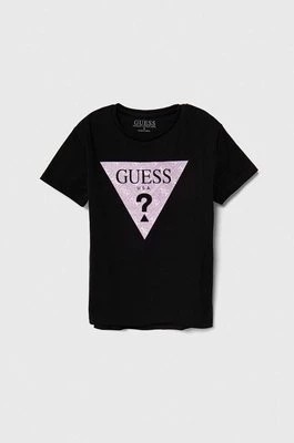 Zdjęcie produktu Guess t-shirt dziecięcy kolor czarny