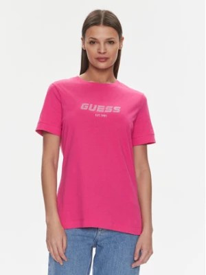 Zdjęcie produktu Guess T-Shirt Eleanora V4RI10 K8HM4 Różowy Regular Fit