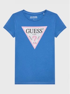 Zdjęcie produktu Guess T-Shirt J2YI51 K6YW1 Niebieski Regular Fit