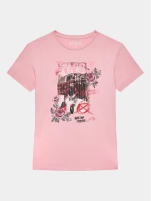 Zdjęcie produktu Guess T-Shirt J3BI19 J1314 Różowy Regular Fit