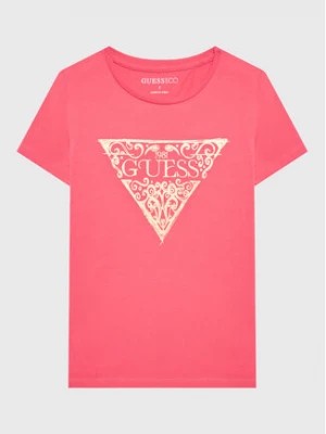 Zdjęcie produktu Guess T-Shirt J3GI01 K6YW3 Różowy Regular Fit