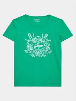Zdjęcie produktu Guess T-Shirt J3GI20 K6YW1 Zielony Regular Fit