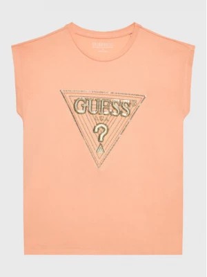 Zdjęcie produktu Guess T-Shirt J3GI33 K6YW1 Pomarańczowy Boxy Fit