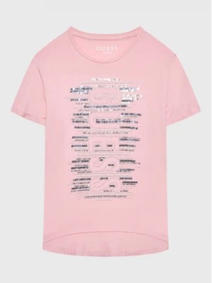 Zdjęcie produktu Guess T-Shirt J3RI15 KAPO0 Różowy Regular Fit
