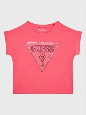 Zdjęcie produktu Guess T-Shirt K3GI07 K6YW1 Różowy Boxy Fit