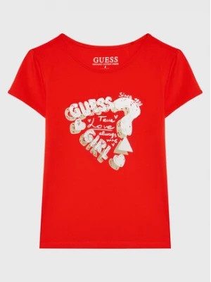 Zdjęcie produktu Guess T-Shirt K3RI13 K6YW1 Czerwony Regular Fit