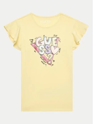 Zdjęcie produktu Guess T-Shirt K4GI05 K6YW4 Żółty Regular Fit