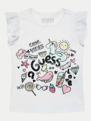 Zdjęcie produktu Guess T-Shirt K4GI17 K6YW1 Biały Regular Fit