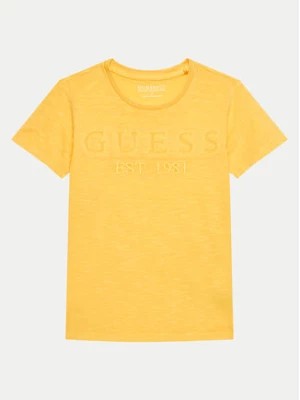Zdjęcie produktu Guess T-Shirt L4GI09 K6XN4 Żółty Regular Fit
