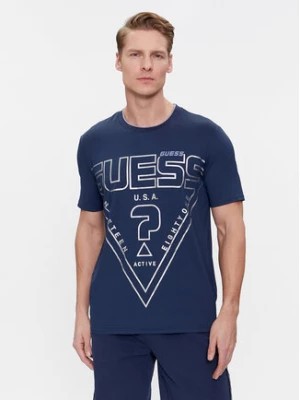 Zdjęcie produktu Guess T-Shirt Lugh Z4RI07 KC220 Niebieski Slim Fit
