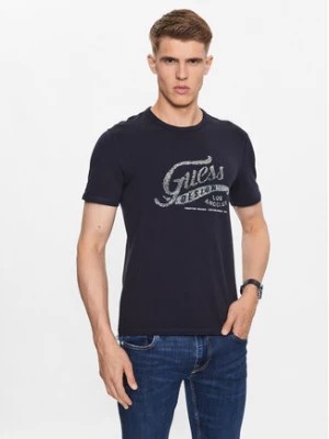 Zdjęcie produktu Guess T-Shirt M3YI27 J1314 Niebieski Slim Fit
