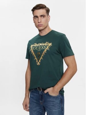 Zdjęcie produktu Guess T-Shirt M4RI62 K9RM1 Zielony Slim Fit