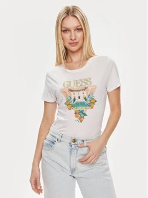 Zdjęcie produktu Guess T-Shirt Mansion Log W4GI53 K9SN1 Biały Regular Fit