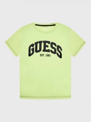 Zdjęcie produktu Guess T-Shirt N3RI07 K8HM3 Zielony Regular Fit