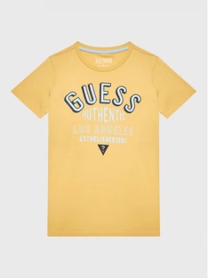 Zdjęcie produktu Guess T-Shirt N3RI09 K8HM0 Żółty Regular Fit