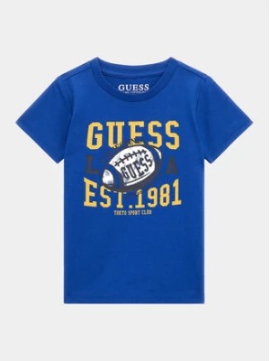 Zdjęcie produktu Guess T-Shirt N4RI09 K8HM4 Niebieski Regular Fit