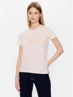 Zdjęcie produktu Guess T-Shirt Script W3GI36 I3Z14 Różowy Regular Fit