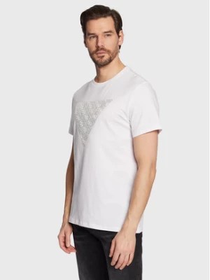 Zdjęcie produktu Guess T-Shirt Shiny Gel Traingle M3GI33 J1314 Biały Slim Fit