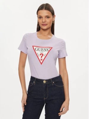Zdjęcie produktu Guess T-Shirt W1YI1B I3Z14 Fioletowy Slim Fit
