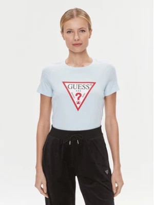 Zdjęcie produktu Guess T-Shirt W1YI1B I3Z14 Niebieski Slim Fit