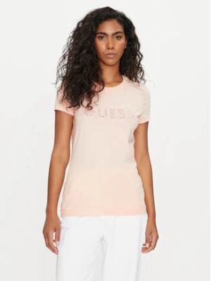 Zdjęcie produktu Guess T-Shirt W4GI14 J1314 Różowy Slim Fit