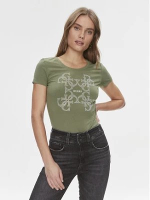 Zdjęcie produktu Guess T-Shirt W4RI35 J1314 Zielony Slim Fit