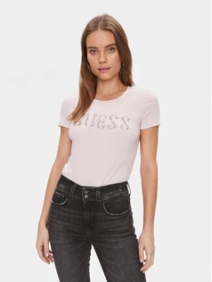 Zdjęcie produktu Guess T-Shirt W4RI39 J1314 Różowy Slim Fit