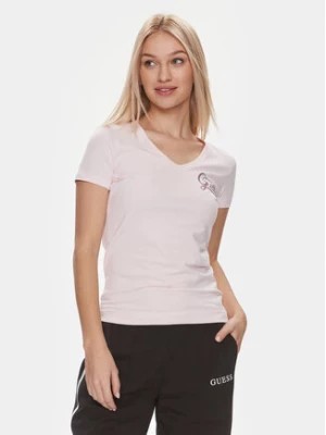 Zdjęcie produktu Guess T-Shirt W4RI55 J1314 Różowy Slim Fit