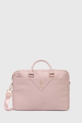 Zdjęcie produktu Guess torba na laptopa kolor różowy