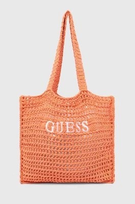 Zdjęcie produktu Guess torba plażowa kolor pomarańczowy E4GZ09 WG4X0