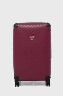 Zdjęcie produktu Guess walizka kolor fioletowy TWD745 29880