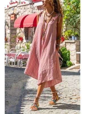 Zdjęcie produktu Gunes Kizi Sukienka w kolorze jasnoróżowym rozmiar: L