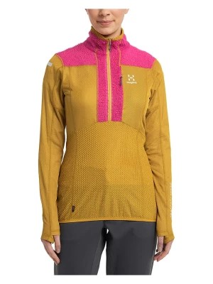 Zdjęcie produktu Haglöfs Bluza polarowa "L.I.M Mid Fast" w kolorze różowo-żółtym rozmiar: S