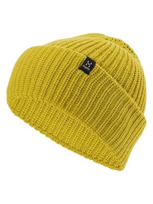 Zdjęcie produktu Haglöfs Czapka beanie "Top Out" w kolorze żółtym rozmiar: onesize